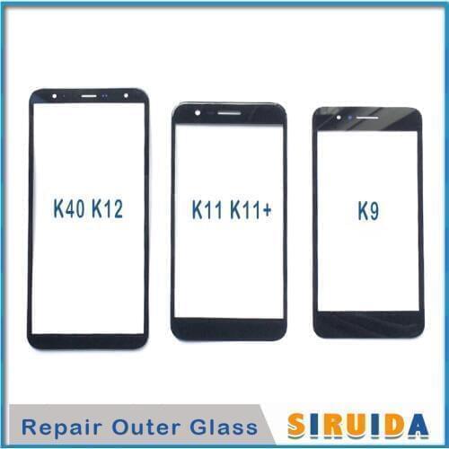 70pcs Wholesale Front Outer Screen Glass Lens For LG Q6 Q7 G7 K9 K10 K11 K12 K40 Touch Screen LCD Cover Replacement