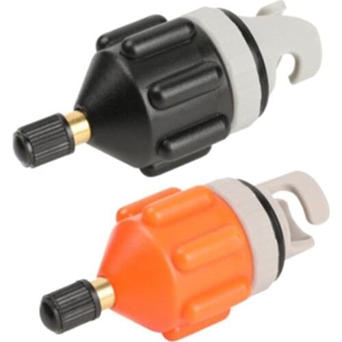 2pcs Durable Air Valve Adaptor Wear-resistant Rowing Boat Air Valve Adaptor Nylon Kayak Inflatable Pump Adapter for SUP Board
