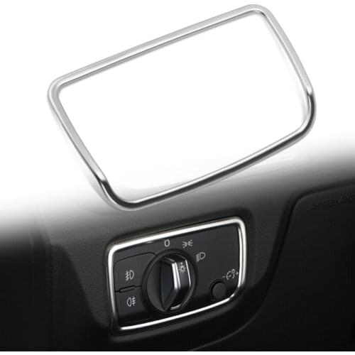 Car Interior Headlight Lamp Switch Button Decoration Cover Trim Stickers For Audi A3 8V 2013-2020 Accessories