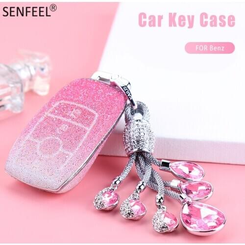 Car Key Case Cover For Mercedes Benz E Class W213 E200 E260 E300 E320 2017 2018 S Class Remote ControllerKey Shell Accessories