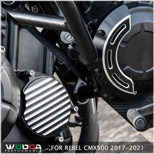 For Rebel500 CMX500 Right &Left CNC Engine Case Pulse Timing Cover Guard Crash Slider Protector For HONDA CMX 500 2017-2021