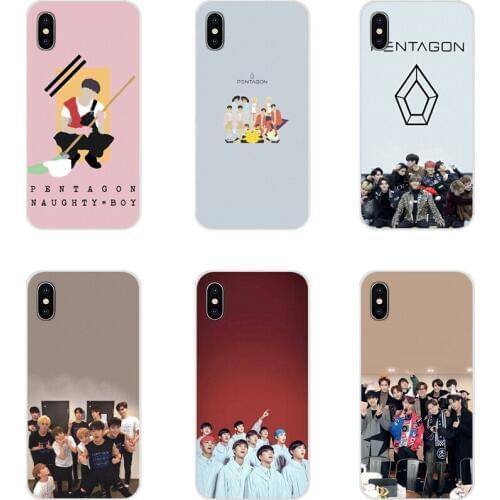 For Samsung Galaxy J1 J2 J3 J4 J5 J6 J7 J8 Plus 2018 Prime 2015 2016 2017 Mobile Phone Case Cover Pentagon kpop Korean group boy