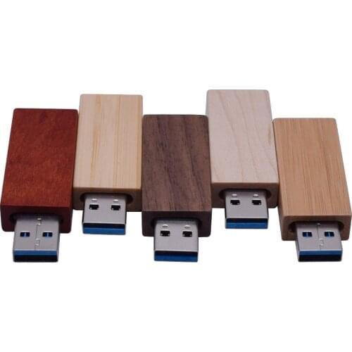 Custom LOGO Maple Wooden USB 3.0 Flash Drive 4GB 8GB 16GB 32GB 64GB 128GB High Speed Pen Drives Photography Memory USB Stick