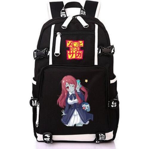 Anime ZOMBIE LAND SAGA Backpack Canvas Bag Minamoto Sakura Schoolbag Travel Bags