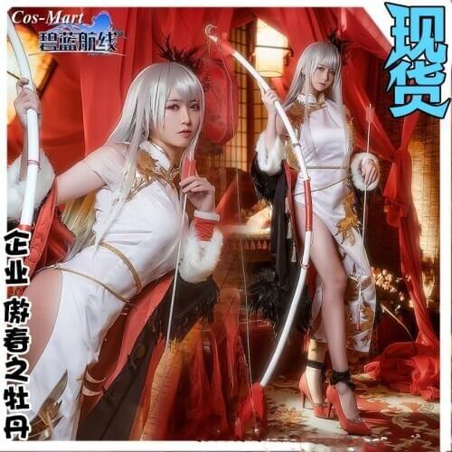 Game Azur Lane USS Enterprise Cosplay Costume Fashion The Cheongsam For 2019 Spring Festival Carnival Party Role Play Clothing