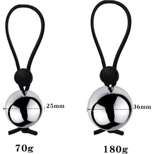 Penis Rings Erection Ring For Sex Electro Stretcher Cock Ring Metal Ball Exercise Hanger Enlargement Delayed Ejaculation For Men