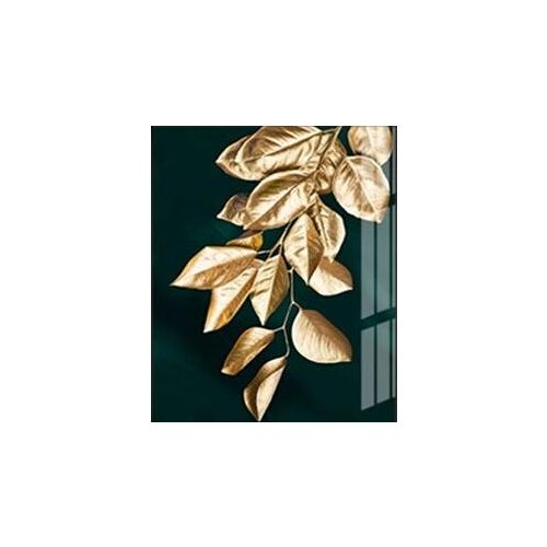 Lot style Choose Abstract Golden Plant Leaves Picture Art print Silk poster Home Wall Decor
