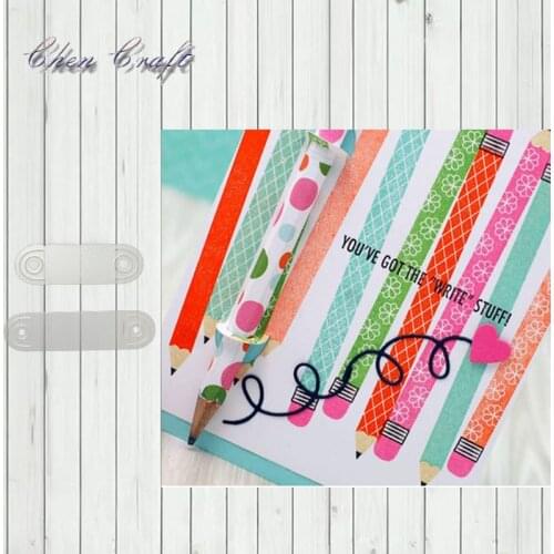 Pen card slot Metal Cutting Dies and stamps DIY Scrapbooking Album Paper Card Decorative Craft Embossing New 2019