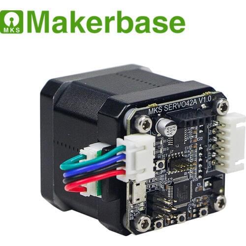 12/24V MKS Closed-loop motor stepper 42 motors module NEMA17 SERVO42 0.96inch OLED 12864LCD by Makerbase for 3d printer parts