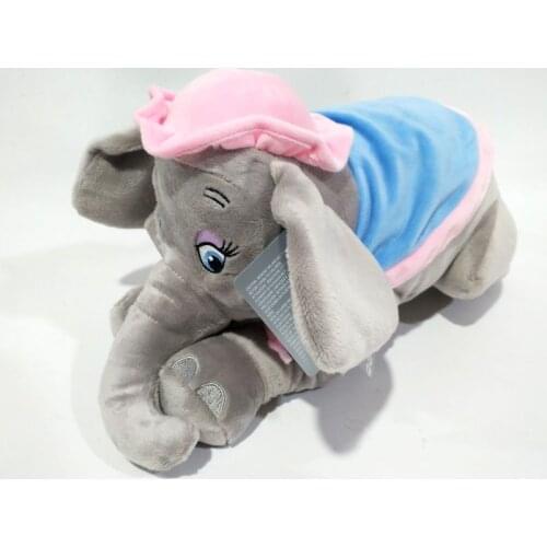 Disney 25cm Dumbo Stuffed Plush Toys Dumbo Kawaii Plush Toys Dolls Cartoon Pillow Gifts for Children Birthday Present Decoration