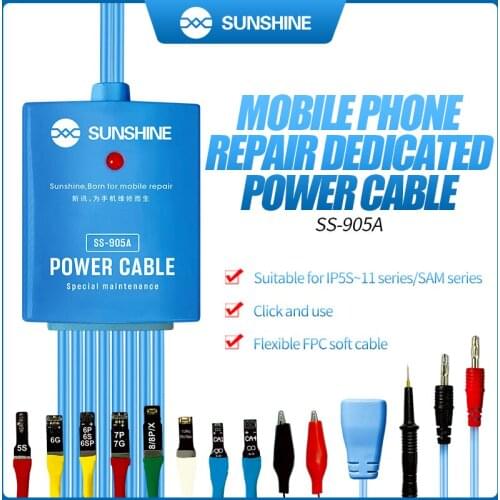 Tool Sets For Sunshine SS905A Power Supply Boot Activation Test Line For Iphone5G to 11Pro Max