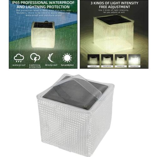 Solar Inflatable Light Lantern Camping Lamp LED Outdoor Tent Bright Lights Waterproof Outside Rechargers Security Light