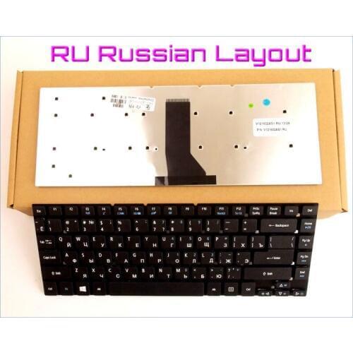 New Keyboard RU Russian Version for Acer Aspire 3830 3830G 3830T 3830TG 4830T 4830TG 4830 4830G 4755 4755G Laptop Black