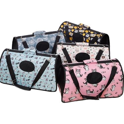 New Breathable Portable Travel Outdoor Pet Dog Carrier Bag Pet Dog Mesh Handbag Pouch Shoulder Bag Puppy Carrying For Cats Dog L