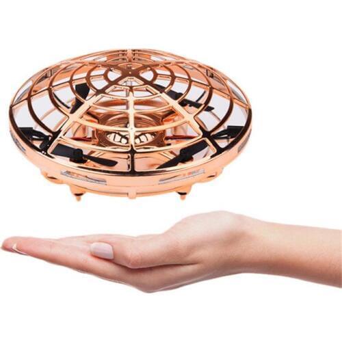New Hand Induced Hovering Floating Flight Infrared Sensor Flying Saucer UFO Hand Movements Kids Toys Mini Drone LED Flash
