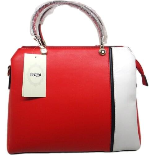New red with black Women Totes Handbag Lady Party Casual Cross Body Shoulder Bags Hand