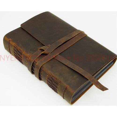 First layer of cowhide vintage fashion travel wedding photo album blank big capacity B5 in love photo album clip 1pcs