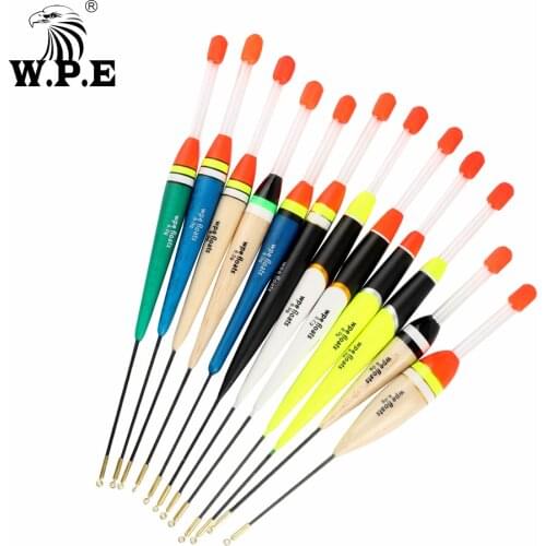 W.P.E Fishing Float 5pcs/pack Barguzinsky Fir Float 6g 18-22cm Carp Fishing Float Vertical Buoy Float Fishing Tackle Bobber