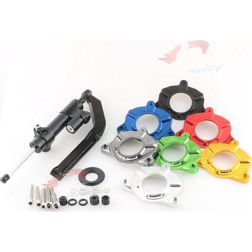 For KAWASAKI Z1000/Z750 2014-2017 14 15 16 17 Adjustable Steering Stabilizer Damper Bracket Mount Kit Moto Support ZR800 13-15