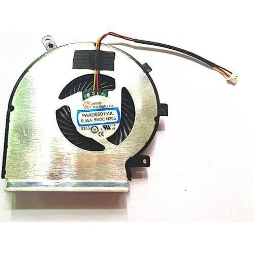 SSEA New CPU Cooling Cooler Fan for MSI GE72 GE62 PE60 PE70 GL62 GL72 PAAD06015SL