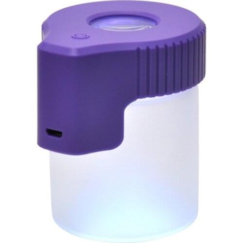 Food Storage Bottle LED Luminous Glass Storage Tank Multifunctional Storage Container for Home Kitchen