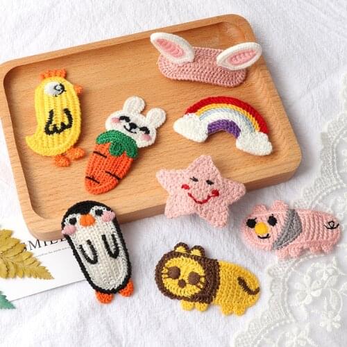 Cute animal hair clip Girl headwear Penguin Bunny animal Hairpins hair band cartoon Elastic Hair Accessories Headdress Gift