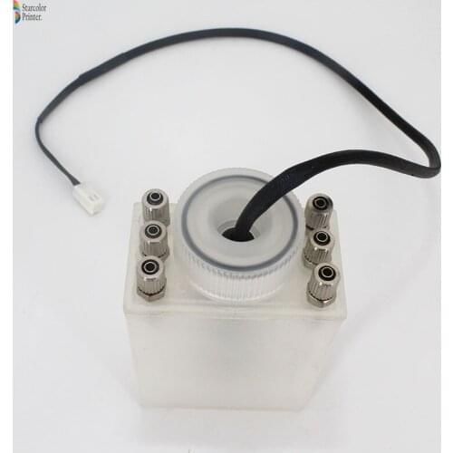 1x ink subtank for White ink tank with 6 holes