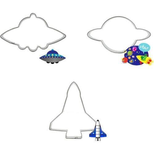 3pcs Cookies Cutter Tools baking pastry Craft Metal Molds for Baking Form Stainless Steel Cooking Tool Cake Cutters DIY Biscuit