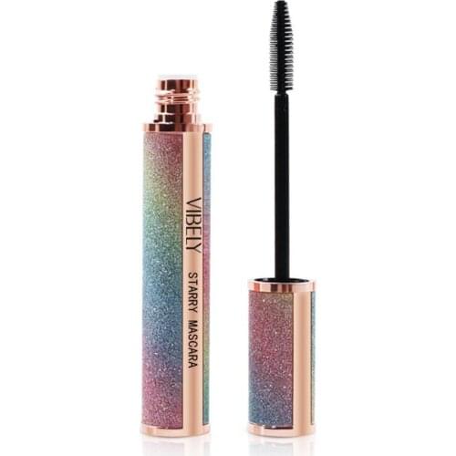 5D Silk Fiber Lash Mascara Cream Pretty Waterproof Curl Extension Eyelash Thick Mascara Starry Sky Dropship Black Long-Last U7O4