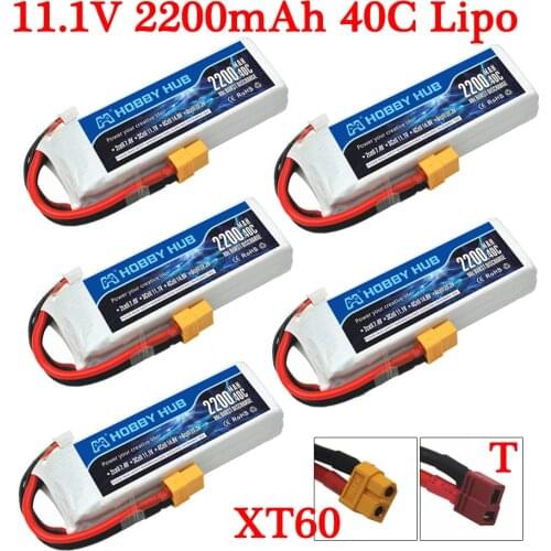 11.1V LiPo Battery For RC Car off-road racing boat aircraft drone battery accessories 40C 11.1 v 2200mAh 3S Battery for car toys