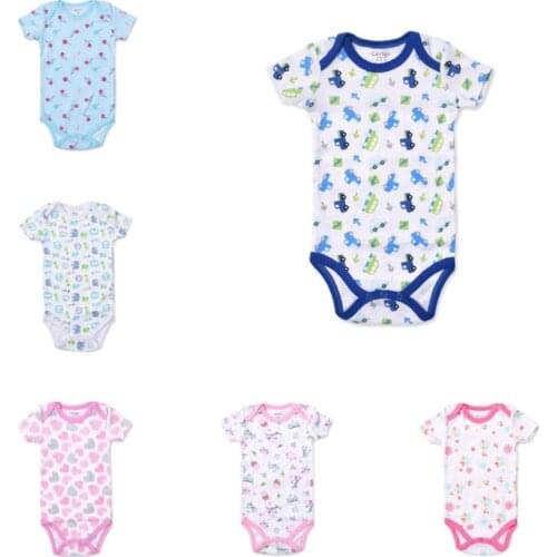 Zi Ning 2020 new cotton Baby romper Short Sleeve baby clothing One Piece Summer Unisex Baby Clothes girl and boy jumpsuits