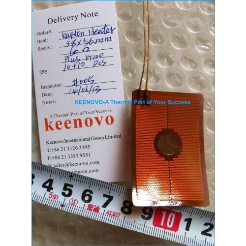 Keenovo Custom Designed PI Heater,Polyimide Heater, Flexible Heater, Etched Foil Heater Element, First Grade Quality Guaranteed