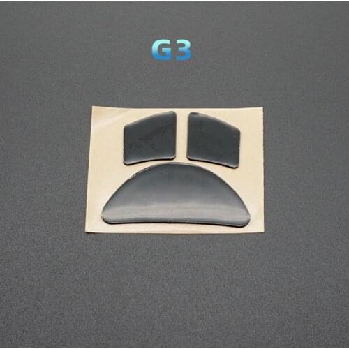 1pcs 3M Mouse Skates for Logitech G3 G90 G100 G100S M505 M525 M545 M546 V320 V450 M705 0.6MM black Feet Replace Mouse foot pad