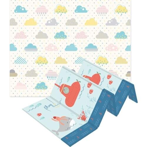 Carpet Puzzle For Babies Foldable Baby Play Mat XPE Foam Soft Crawling pad Waterproof 1cm Thick Kids Rug Educational Games