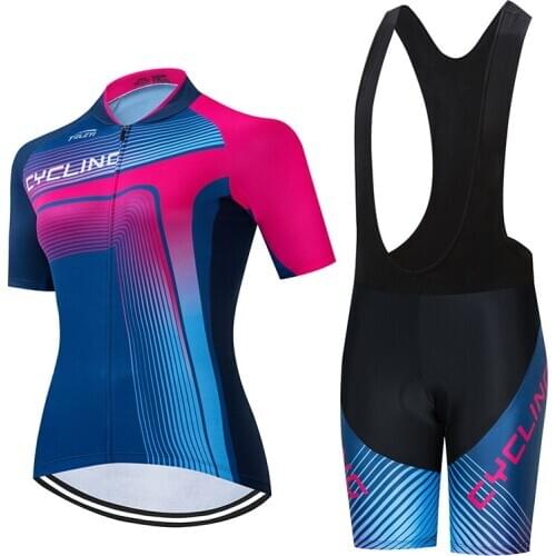 2021 Summer Bike Clothing Women Sport Cycling Jersey Set BIB Shorts Pants Female Bicycle Clohes Cycle Dress MTB Suit Uniform Kit