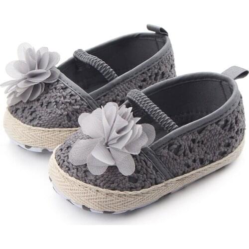 Cute Baby Girl Summer Hollow Knit Soft Soled Baby Walking Ballet Dress Babe Cradle Shoes First Walkers 2021