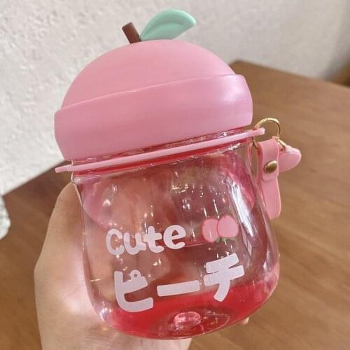 1pcs High Appearance Level Cup Children Lovely Girl Heart Mini Water Cup Creative Fashion Milk Portable Cup Compact