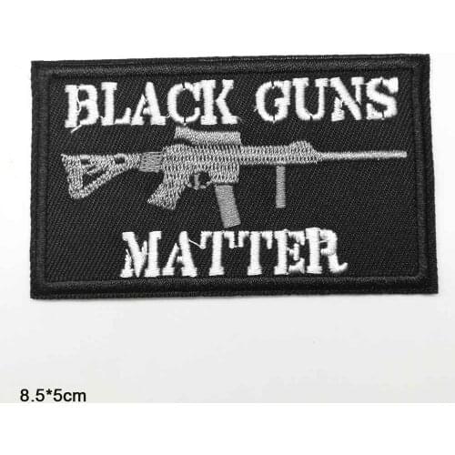 Honest Gun Design 100% Savege Letters Iron On Embroidered Clothes Patches For Clothing Stickers Garment Wholesale
