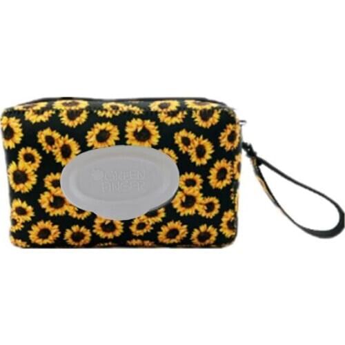 Neoprene Wet Wipes Dispenser Box printed Outdoor Travel Baby Newborn Kids Wipe tissue Case Box Bag Eco-friendly Wet Paper Towel