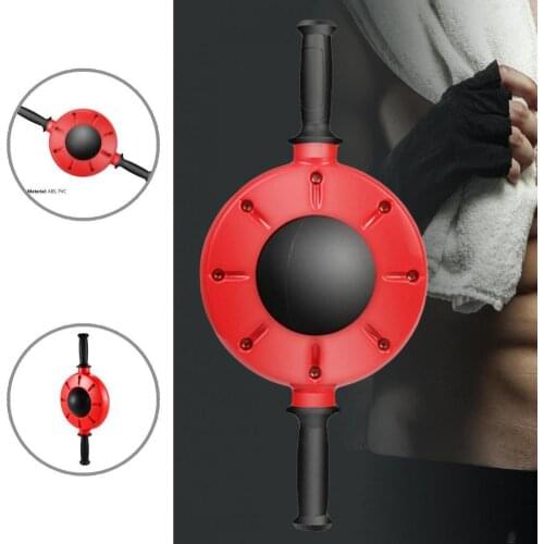 Detachable Practical No Noise Core Strength Training Abdominal Roller Comfortable Grip Abdominal Wheel Soft for Gym