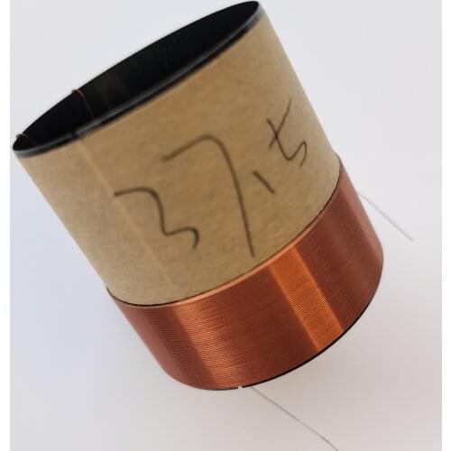 10 pieces ID: 37.5 mm 1.476" skeleton:black aluminous 8 ohm woofer bass loudspeaker speaker Drive voice coil