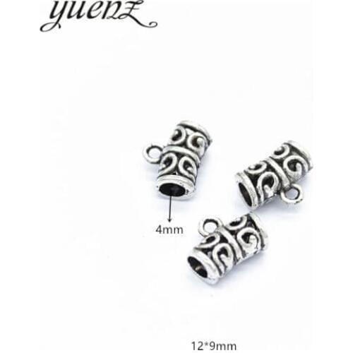YuenZ 20pcs Tibetan silver Beads European Fit for Women Charm style Bracelets Necklace DIY Metal Pendant Jewelry Making R54