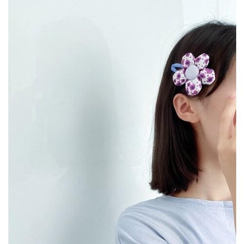 Flower HairPin Clips For Women Fashion Cute Geometric Barrettes Headwear Girls Sweet Clip Charm Wholesale Big Flower Hairpin