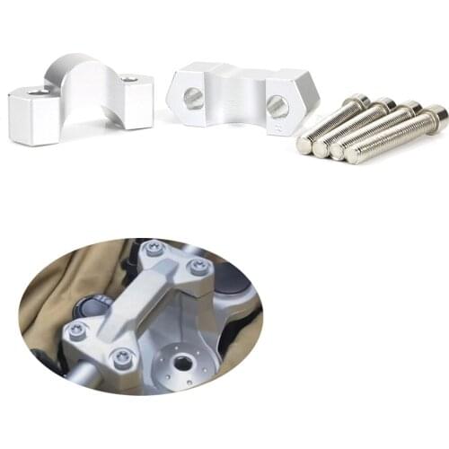 For BMW F850GS F850GS Adventure 2018 2019 2020 2021 Motorcycle Handlebar Riser Clamp Mounting Kit Handlebar Riser Clamp Adapter