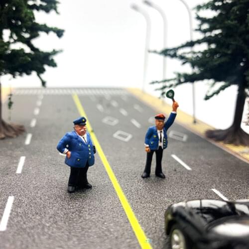 1:87 Scale Model Figure Set Railway Officials Passengers Landscape Model Train Railway Layout Military Sand table Diy Dioramas