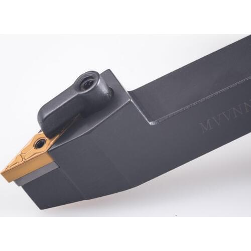 1PC MVVNN2525M16 External Turning Tool Holder Metal Cutting Bar 25mm Machining Boring Cutter Carbide Toolholder CNC Lathe Arbor