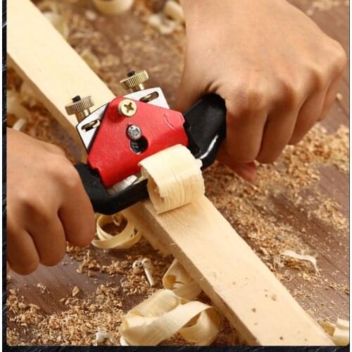 1Pcs Adjustable Hand Planer Woodworking Trimming Tool Woodworking Iron Planer Chisel Wood Tool
