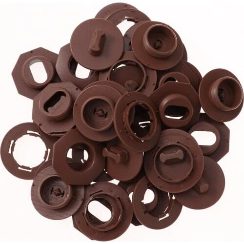 10Pc Double Layer Fixing Buttons Floor Mat Retainers Anti-Slip Car Floor Holder Hard Plastic Fastener Buckle for Cars Floor Pads