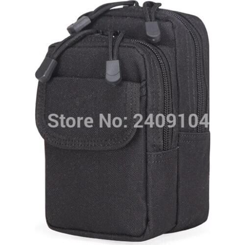 10pcs/lot For iPhone/Samsung/Huawei Outdoor Tactical Holster Military Molle Hip Waist Belt Bag Wallet Pouch Phone Case