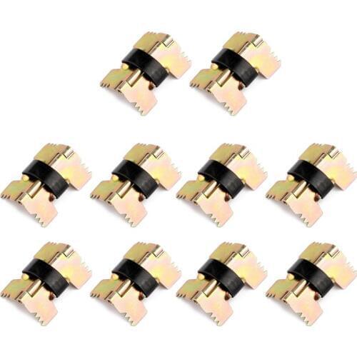 10Pcs Vintage MIni Size Self-Closing Metal Spring Hinges For Jewelry Glasses Box